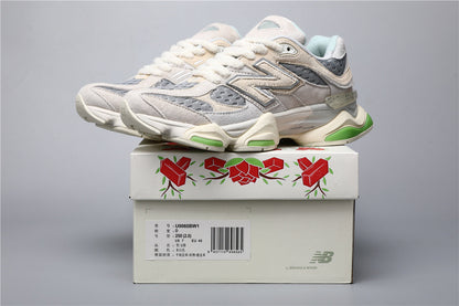 New Balance 9060 Unisex-Sneaker Beige-Grün
