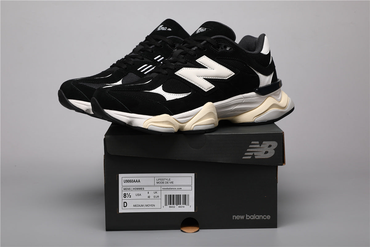 Baskets unisex New Balance 9060 noir blanc