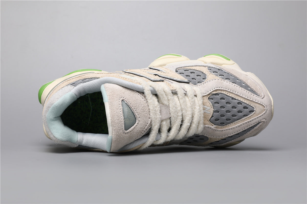 New Balance 9060 Unisex-Sneaker Beige-Grün