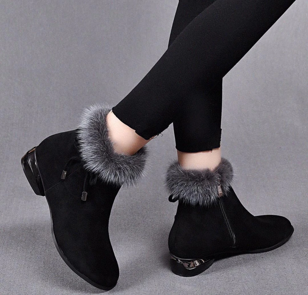 FlexiBoots orthopädische Damenstiefel Noir