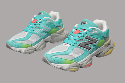 Baskets unisex New Balance 9060 Cyan Burst