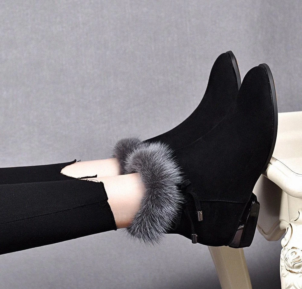 FlexiBoots orthopädische Damenstiefel Noir