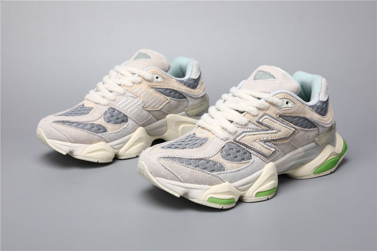 New Balance 9060 Unisex-Sneaker Beige-Grün