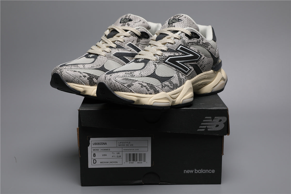 New Balance 9060 -unisex-lenkkarit, musta-harmaat