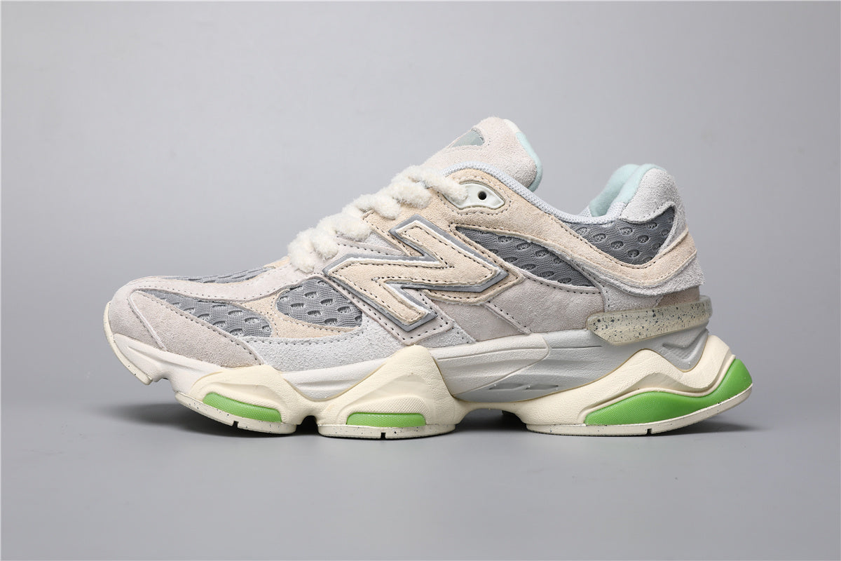 New Balance 9060 Unisex-Sneaker Beige-Grün