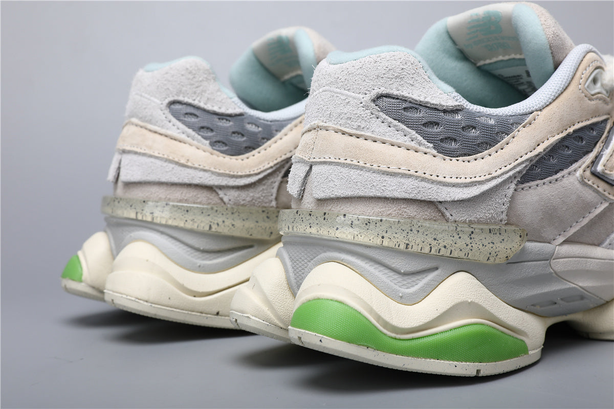 New Balance 9060 Unisex-Sneaker Beige-Grün